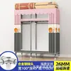 Guarda-roupa de aço de porta dupla extra-espesso, guarda-roupa simples, guarda-roupa de quarto extra-grande estilo chinês, guarda-roupa de cabeceira, armário de armazenamento e organização