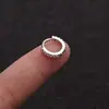 E-commerce Transfronteiriço Europeu e Americano Atacado Micro-Incustado Temperamento Simples Cartilagem Redondo Personalizado Moda Brincos Fivela de Orelha Joia de Piercing