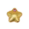 Pulseira Colar Pingente de Contas da Sorte com Zircônia Incrustada em Ouro Estilo Antigo Acessórios de Joias Fofos DIY Venda por Atacado