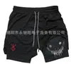 Amazon comercio electrónico transfronterizo fábrica popular serie dragon ball shorts impresión digital 3D adulto doble capa pantalones de playa