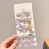 Lindos pasadores de pelo coloridos estilo coreano para mujer, pinzas de cocodrilo de alta gama y exquisitas con forma de lazo, pasadores laterales dulces para flequillo inspirados en la dopamina