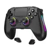 Controlador de juego Bluetooth inalámbrico para PS5, compatible con PS5, sensor Hall, efectos de iluminación RGB, vibración, programación de macros, cubierta magnética