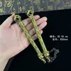 Arma de Metal Cajado de Dragão Aro Dourado Bastão Cajado de Tigre Nunchaku Modelo de Arma Liga de Zinco Ornamento de Nunchaku Brinquedo para Menino