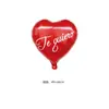 Globos de Película de Aluminio con Forma de Corazón de Amor Creativo para el Día de San Valentín, Día de San Valentín Chino, Festival de Bodas, Decoración de Cumpleaños, Arreglo, Venta al por Mayor