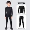 Ropa ajustada de entrenamiento Huili para niños Traje deportivo de baloncesto para niños Otoño e Invierno Ropa base para correr de secado rápido Ropa de fitness