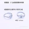 Anillo de plata esterlina S925 de cuerpo completo anillo accesorios de cera de abeja accesorios de cuentas redondas soporte vacío sin perlas diseño original