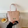 2026 Moda Nueva Textura Tejida Cesta de Mano para Verduras Bolso para Mujer Sensación de Alta Gama Diseño de Nicho Bolso Versátil de Hombro Cruzado