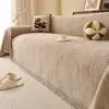 Funda de Sofá Estilo Sencillo Chenilla Cuatro Estaciones Universal Cubierta Tipo Toalla de Sofá de Una Pieza Manta Protectora Contra Arañazos de Gato