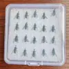 Isca Gancho de Mosca Biônico Isca Macia Gancho de Mosca Gancho de Mosquito Gancho de Mosca para Pesca de Peixe-Branco, Listras-Brancas e Peixe de Cabeça-Superior, Micro Isca em Caixa