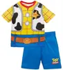 Traje Infantil Manga Curta Verão Novo Roupa Infantil Roupa de Casa Pijama Infantil Duas Peças História de Carro Thomas
