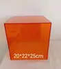 Suporte de Exibição de Sobremesas em Acrílico para Noivado, Suporte para Evento de Chá Branco, Novo Suporte Laranja para Bolo de Inauguração para Casamentos