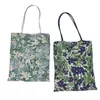 Bolsa Tote Floral Estilo Coreano 2026 para Mulheres, Bolsa de Ombro de Grande Capacidade, Bolsa de Lona Versátil para Roupas de Trabalho, Bolsa de Estudante