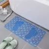 Alfombrilla de Piso de Silicona Masaje Antideslizante Baño Regadera Bañera PVC Forma Irregular Ventosa Alfombrilla para Pies