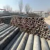 Postes eléctricos de igual diámetro en stock 300/400 postes de cemento de brida a brida para líneas de comunicación de subestaciones y líneas eléctricas