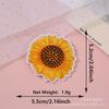 Pegatinas de Tela Bordadas Pegatinas de Tela de Girasol de Dibujos Animados Parches Adhesivos Termofusibles Pegatinas Accesorios para Ropa Bolsas Pegatinas Decorativas DIY