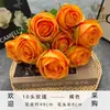 Nuevo Ramo de Rosas de Simulación de 10 Cabezas Flores de Simulación Flores Artificiales Transfronterizo Boda Flores Falsas Accesorios Decoraciones para Fotografía Al por Mayor