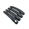 Adecuado para 04-10 logo Peugeot 407 SW Coupe manija cáscara de manija de puerta con patrón de fibra de carbono