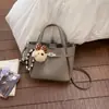 Bolsa de Mão Pequena da Moda e Tendência para Mulheres 2026 Nova Elegante Versátil Bolsa Transversal com Toque de Luxo, Bolsa de Mão Estilo Balde, Bolsa Tote Pequena