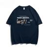 Camiseta de Manga Corta para Hombre de Moda Americana Juvenil Verano Nueva Holgada Moderna Marca Camiseta Top para Estudiante de Secundaria