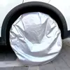 Cubierta de Neumático para RV Transfronteriza para Evitar que los Perros Orinen en las Ruedas, Protector de Neumáticos de Película de Aluminio para Reparación de Automóviles, Cubierta Impermeable para Cubo de Rueda