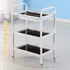 Carrito de salón de belleza, carrito de herramientas para salón de peluquería, carrito de almacenamiento de aperitivos, carrito de manicura, carrito móvil, estante de almacenamiento