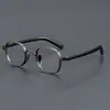 Gafas de Marco de Diseñador Bang Mu Serie Tortuga de Diez Mil Años Marco Cuadrado para Cara Pequeña Se Pueden Equipar con Lentes de Número de Altura 132