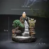Queimador de Incenso de Resina com Fluxo Reverso Transfronteiriço Aromaterapia Cerâmica Criativa Artesanato Decoração Suporte para Incenso Vaso de Incenso Castiçal