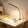 Lâmpada de Mesa USB com Mangueira Clip-on Doméstica Braço Longo Luz Noturna de Estudo Proteção para os Olhos Dormitório Lâmpada LED de Leitura Lâmpada de Mesa com Clipe