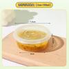Caixa de Embalagem para Maracujá, Copo para Molho de Limão, Recipiente Descartável Doméstico para Molho de Tempero/Dipping, Caixa de Embalagem Congelada com Tampa, Caixa de Gelo