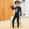 Novo Fato de Surf/Roupa de Neoprene com Proteção Solar de Manga Longa e Calças para Crianças Grandes