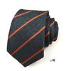 Camisa de traje de negocios casual para cuello blanco, personalizada, rayada floral, creativa, profesional, de anacardo, corbata de 7 cm para hombre