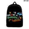 Mochila Escolar 3D Novo Jogo Transfronteiriço Cultive um Jardim Mochila Digital Impressa para Estudante