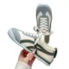 Zapatillas de Entrenamiento Alemanas para Mujer 2026 Nuevas Llegadas Primavera/Verano Zapatos de Mujer Delgados Transpirables Retro Blancos Zapatos Aggan Deportivos Casuales Zapatos de Tabla