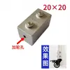 Conector de Tubo Quadrado Sem Solda Fivela Fixa 20/25/30 Aço Inoxidável Conector de Tubo Quadrado Fixação de Aço Quadrado Galvanizado