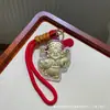 Pingente de Bolsa de Celular Ouro Puro 999 Deus da Riqueza, Moderno e na Moda, Presente de Luxo, Pode Ser Dado à Namorada, Atacado Disponível