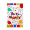 Bolsa de Regalo de Letra de Feliz Cumpleaños de Dibujos Animados Transfronteriza Bolsa de Regalo de Fiesta de Cumpleaños Bolsita de Regalo de Fiesta Bolsa de Mano de Película Perlada Bolsa de Embalaje de Plástico
