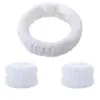 Faixa de Cabelo e Pulseira de Flanela Cor Lisa Três Peças para Lavagem do Rosto Feminino Pulseira de Pelúcia Amazon Transfronteiriça