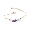 Ventas Directas de Fábrica de Pulseras de Joyería para Manos de Nuevo Estilo, Pulseras de Piedras Irregulares, Pulseras Populares Europeas y Americanas, Pulseras de Cristal de Grava