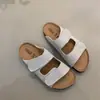 Pantuflas Retro con Correa de Velcro para Mujer 2026 Nuevo Estilo Verano Sandalias Planas de Punta Abierta Estilo Birkenstock