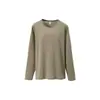 Tai Le Xing Esportes Linho Lyocell Old Money Gola Redonda Manga Longa Camiseta 26 Outono Inverno Novos Produtos Esportes ao Ar Livre Manga Longa Camiseta Masculina