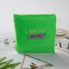 Bolsa de protección ambiental LOGO bolsa de compras de gran capacidad plegable portátil bolso de mano para supermercado bolsa impermeable para comestibles