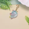 Novo Chaveiro de Inseto Borboleta Libélula Desenho Animado Acessórios de Resina DIY Materiais Artesanais Acessórios Atacado Decoração