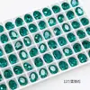 Diamante Dongzhou para Uñas 10*8mm Oval Flor de Hielo Fondo Puntiagudo Diamante Accesorios para Joyería DIY Super Brillante Hielo Triturado Joyería para Uñas