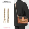 Adecuado para Modificación de Correa de Bolso Lv Daphne Ajuste de Cadena Woc Correa de Hombro Única de Cuero Ancha Accesorios