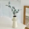 3 garfo com frutas folhas de eucalipto ins planta verde real eucalipto folhas de maçã arranjo de flores de casamento material de folha ornamentos de decoração de casa