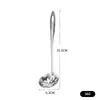 Cuchara de Sopa Colador de Acero Inoxidable Hogar Cocina Mango Largo Cuchara para Olla Caliente Cuchara Gruesa Grande Concha para Sopa Traje