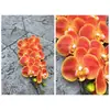 Atmosfera de outono cor caramelo laranja-amarelo flores artificiais casa hotel casamento decoração suave arranjo de flores flores de mesa atacado