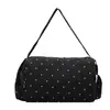 Nova Moda Transfronteiriça Bolinhas Casual Preguiçoso Bolsa Tote de Ombro Único Bolsa de Braço Grande Capacidade Bolsa para Esportes ao Ar Livre Fitness Yoga
