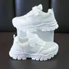 Zapatos Deportivos Blancos para Niñas, Zapatos Cómodos y Transpirables de Malla Simple, Zapatos de Correr para Niños, Zapatos Blancos para Niñas, Zapatos de Malla Simple para Niños