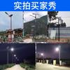 Lámpara con Patrón Estilo Chino Nuevo Rural Retro Ultra Brillante Lámpara de Poste Alto para Comunidad Lámpara LED para Paisajismo Lámpara Solar para Calle 5.6m
